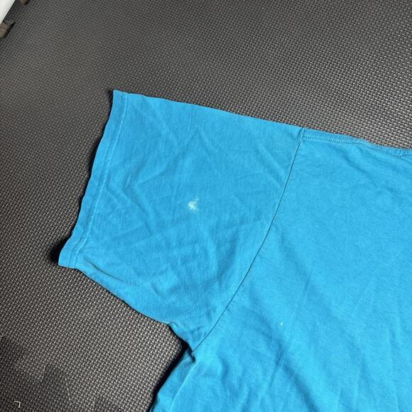 Disney Shirt Mens XL Mickey And Friends Blue Graphic Tee Donald Goofy Mickey 90s - Picture 6 of 7